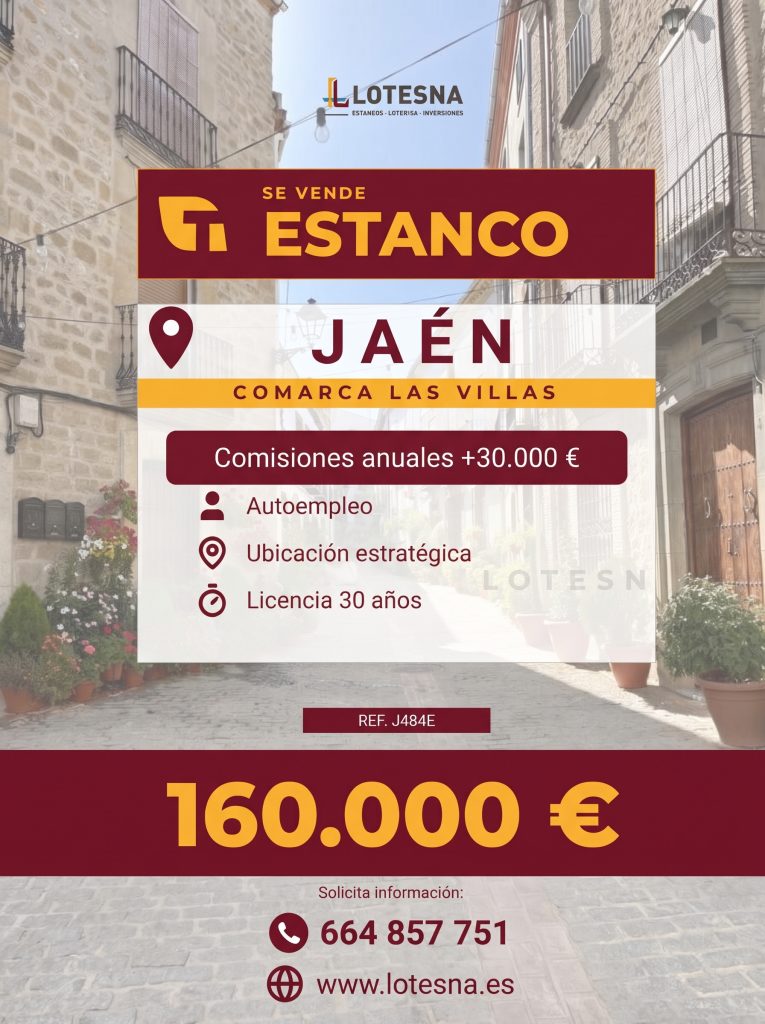 ESTANCO EN JAÉN, COMARCA LAS VILLAS, REF. J484E