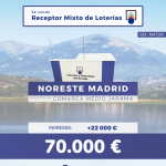 M472M LOTERÍA RECEPTOR DESPACHO MIXTO DE LOTERÍAS EN VENTA EN MADRID NORESTE COMARCA MEDIO JARAMA