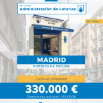 M480L Administración de Loterías en Tetuán, Madrid en venta (LOTESNA)